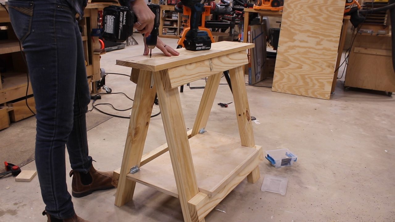 how to build saw horses