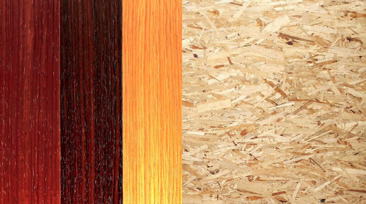 manufactured wood vs particle board