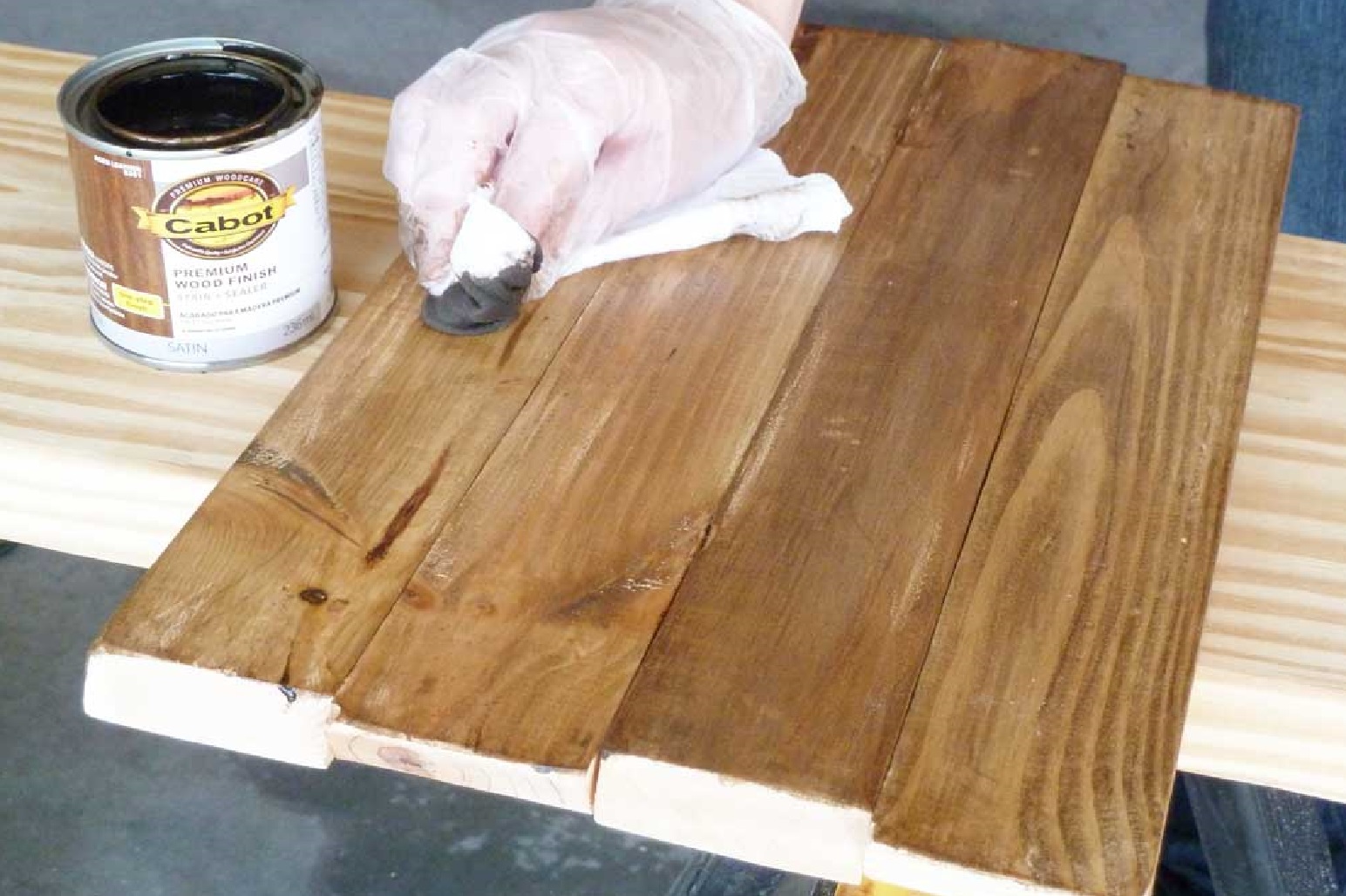 types of wood stain