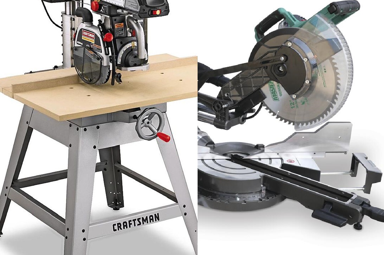 Radial Arm Saw vs Miter Saw – How Do They Differ?