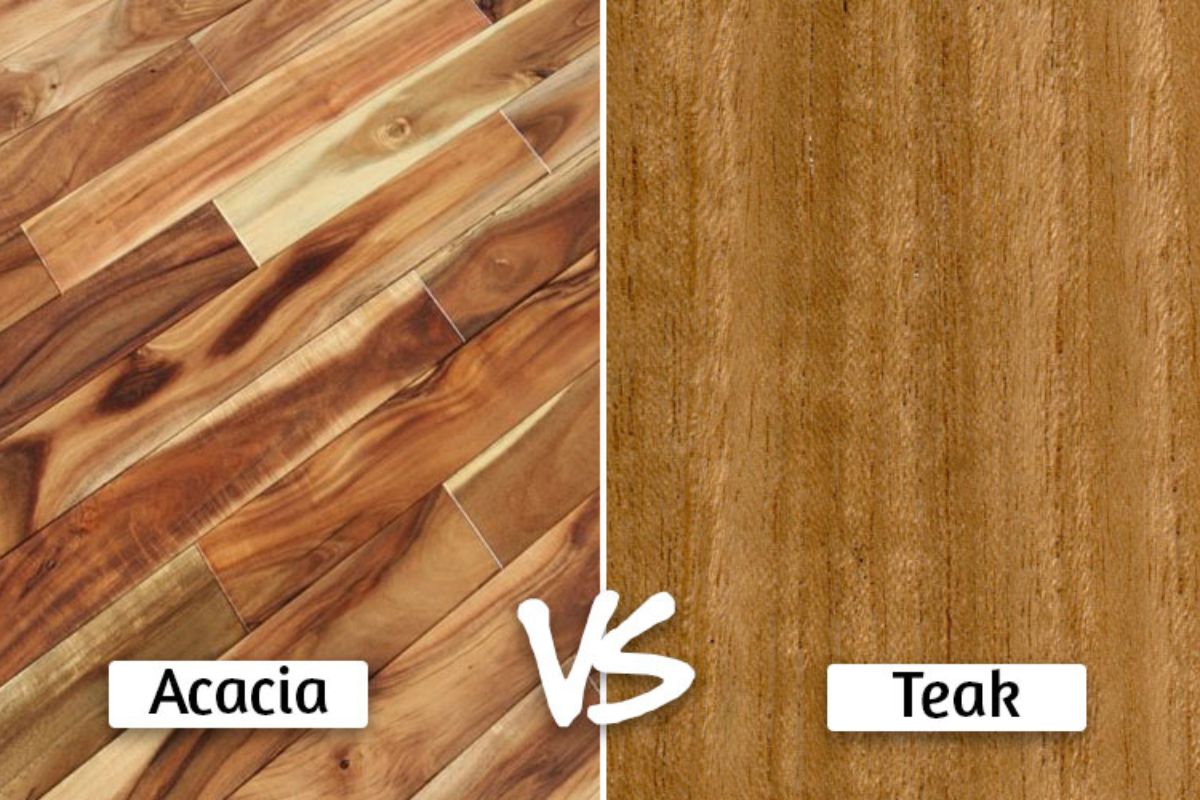 acacia wood vs teak