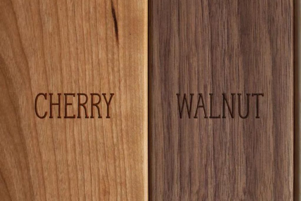 walnut vs cherry wood