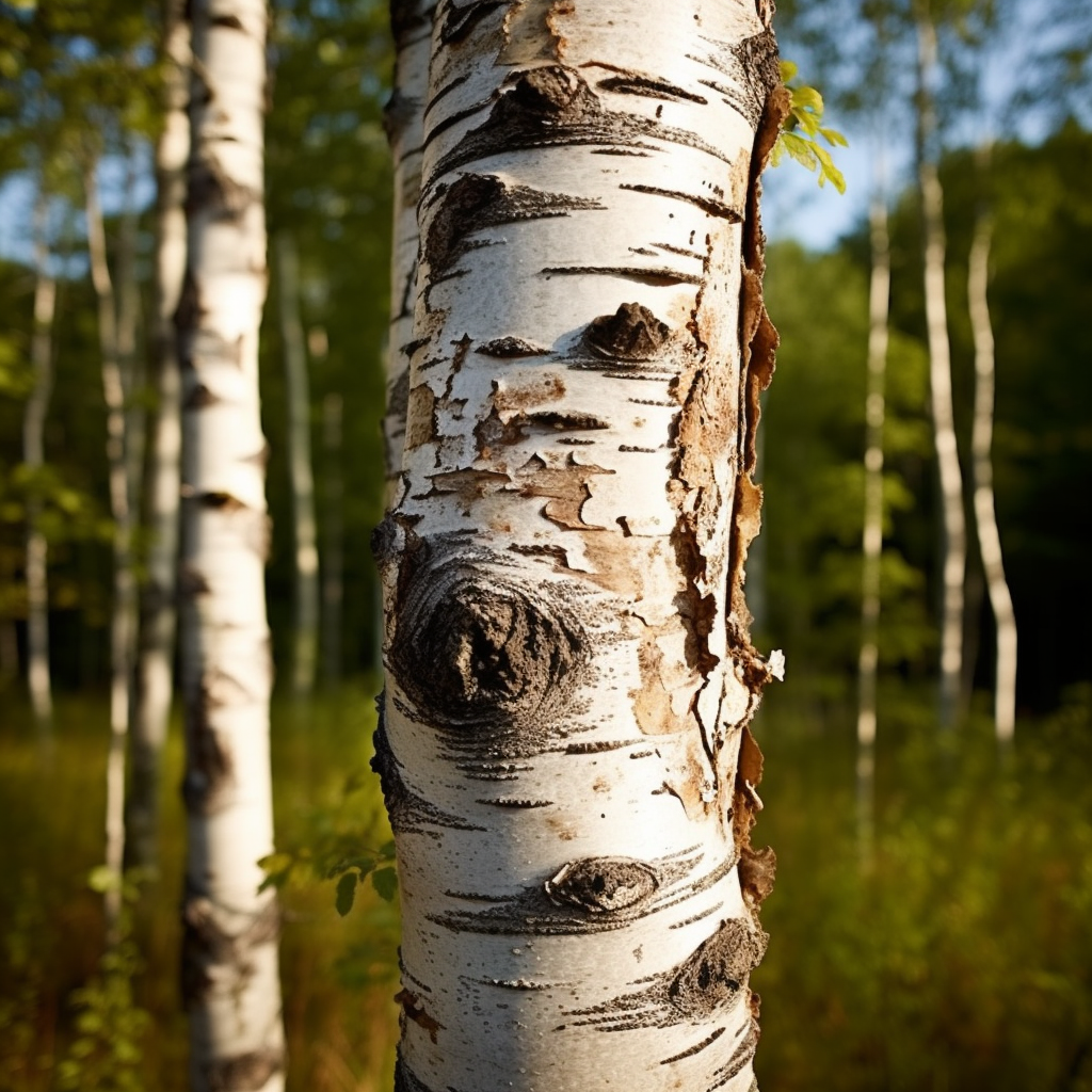 how hard is birch tree wood
